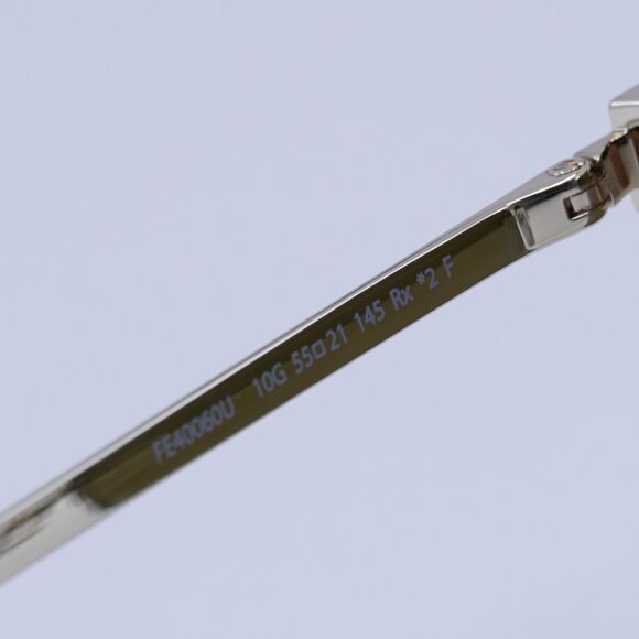 Fendi FE40060U 10G FENDI SKY Sunglasses Gold Round Frame, Brown Lenses - Picture 8 of 12